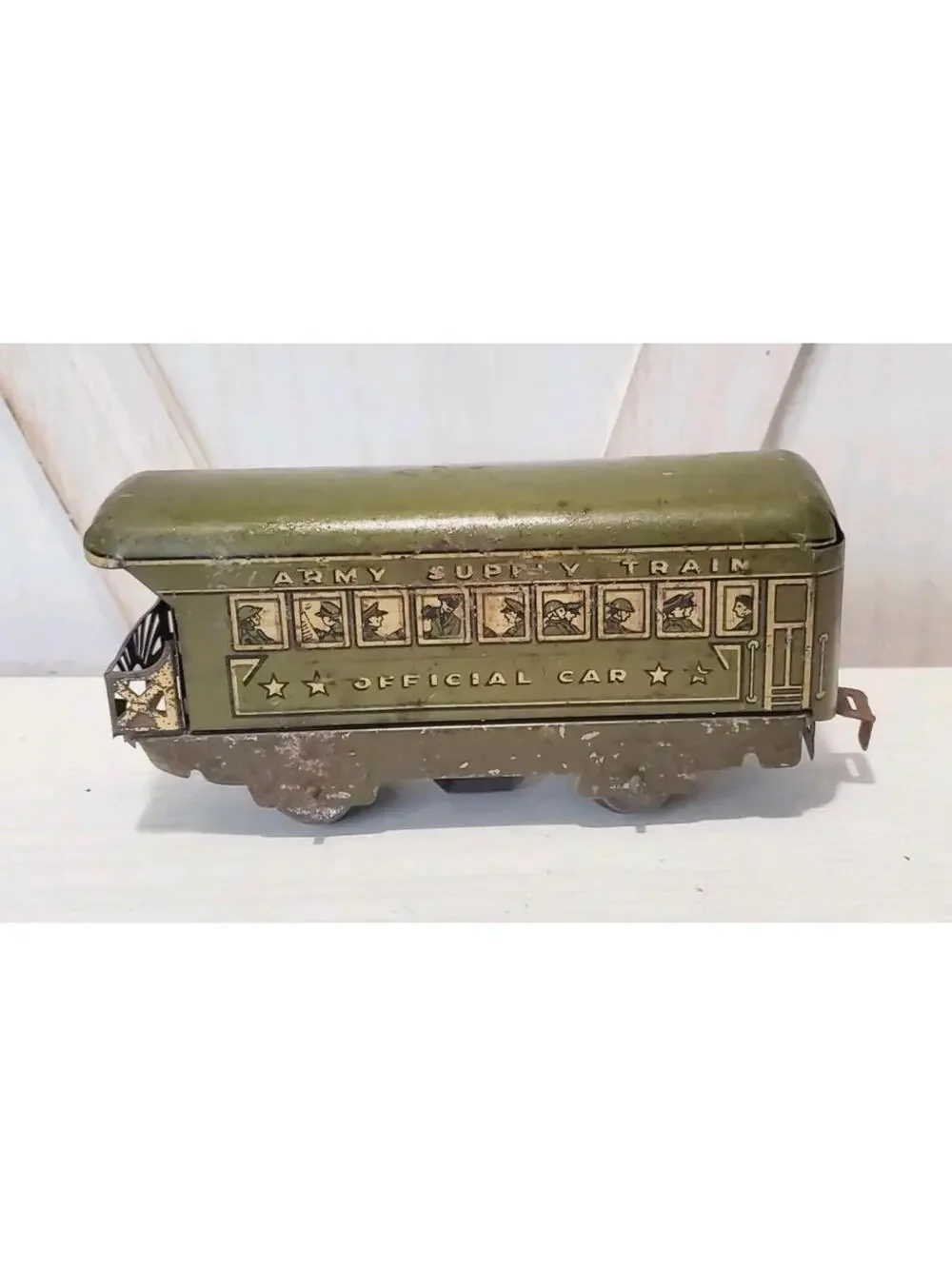 Marx O Gauge Army Supply Train 500 Official Car Vintage